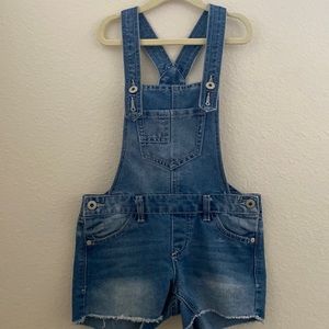 Arizona denim short overalls